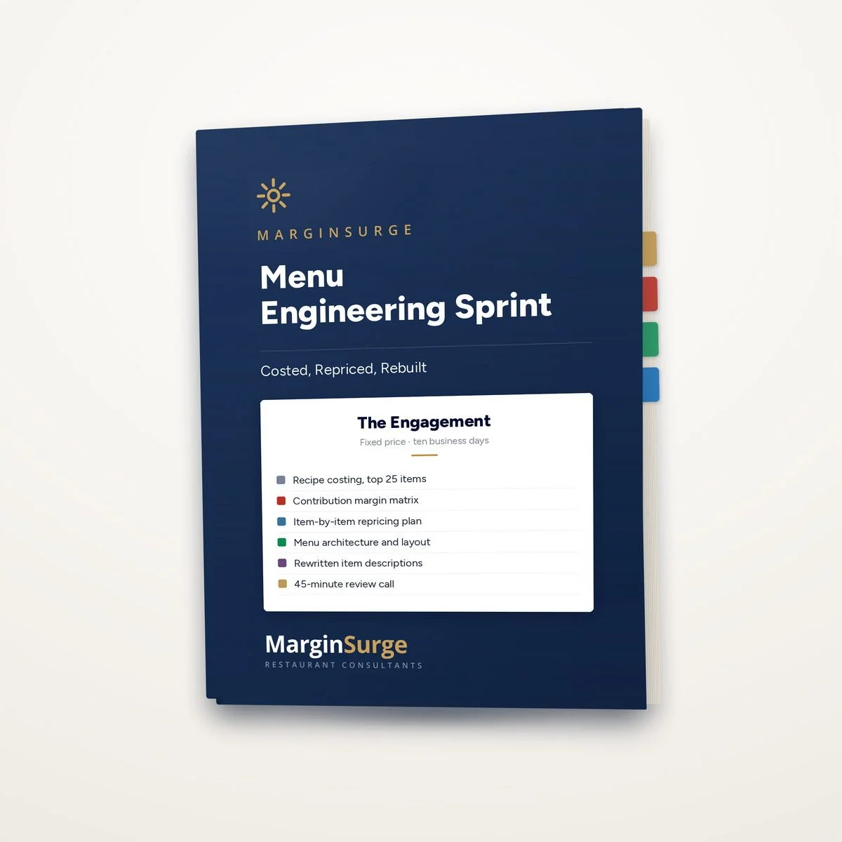 Menu Engineering Sprint