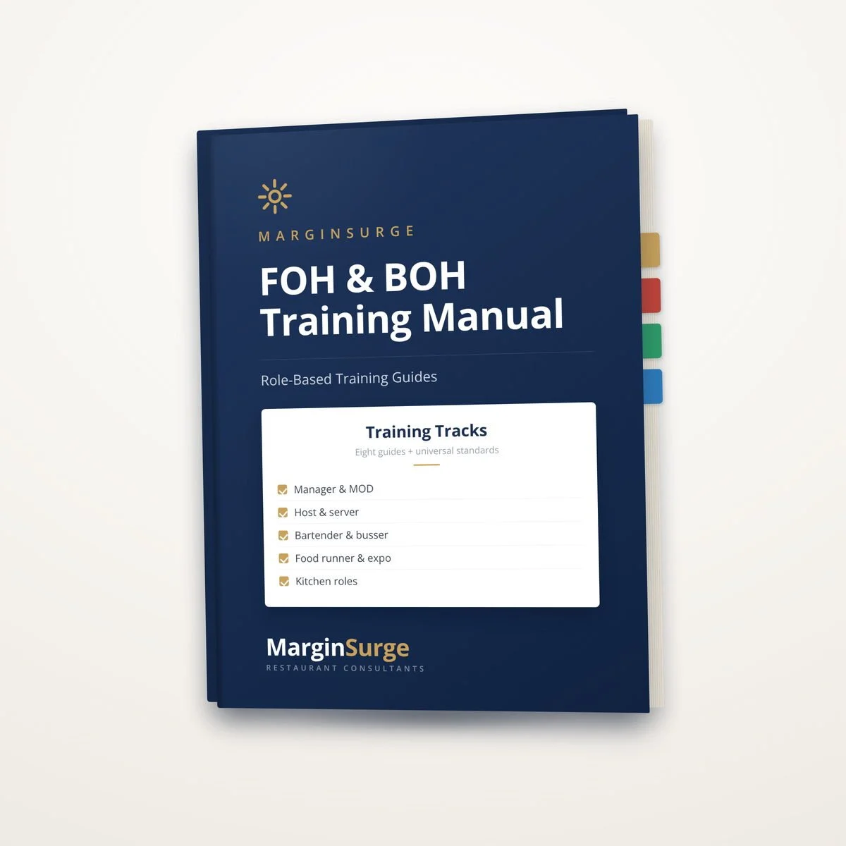 FOH & BOH Training Manual (Editable)