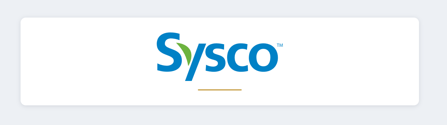Sysco Corporation logo.