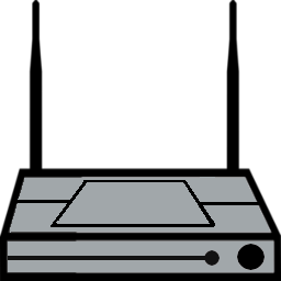 A static image of a vintage television set with knobs on the front, set against a black background.