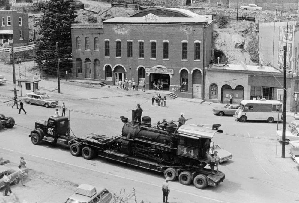 Photo of Central City in the 1800s