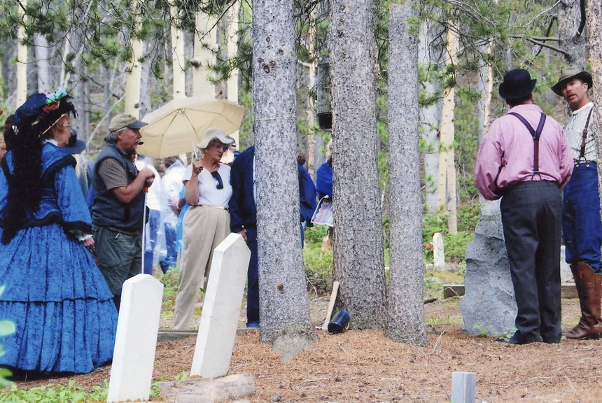 Photo of Central City cemetery crawl event