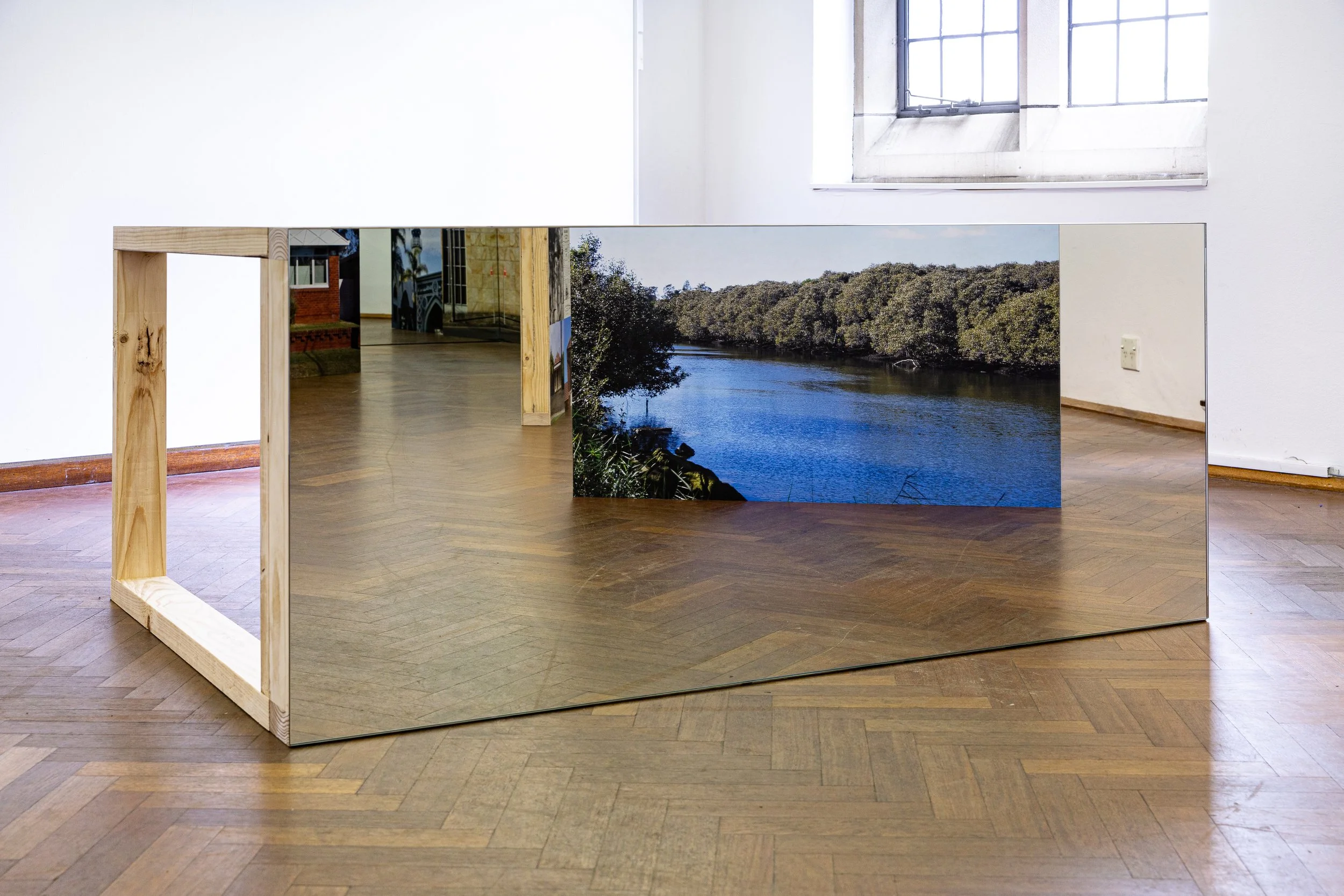 A Village Called Arncliffe, 2022, photographic paper, wood, dimensions variable. Photography: Document Photography