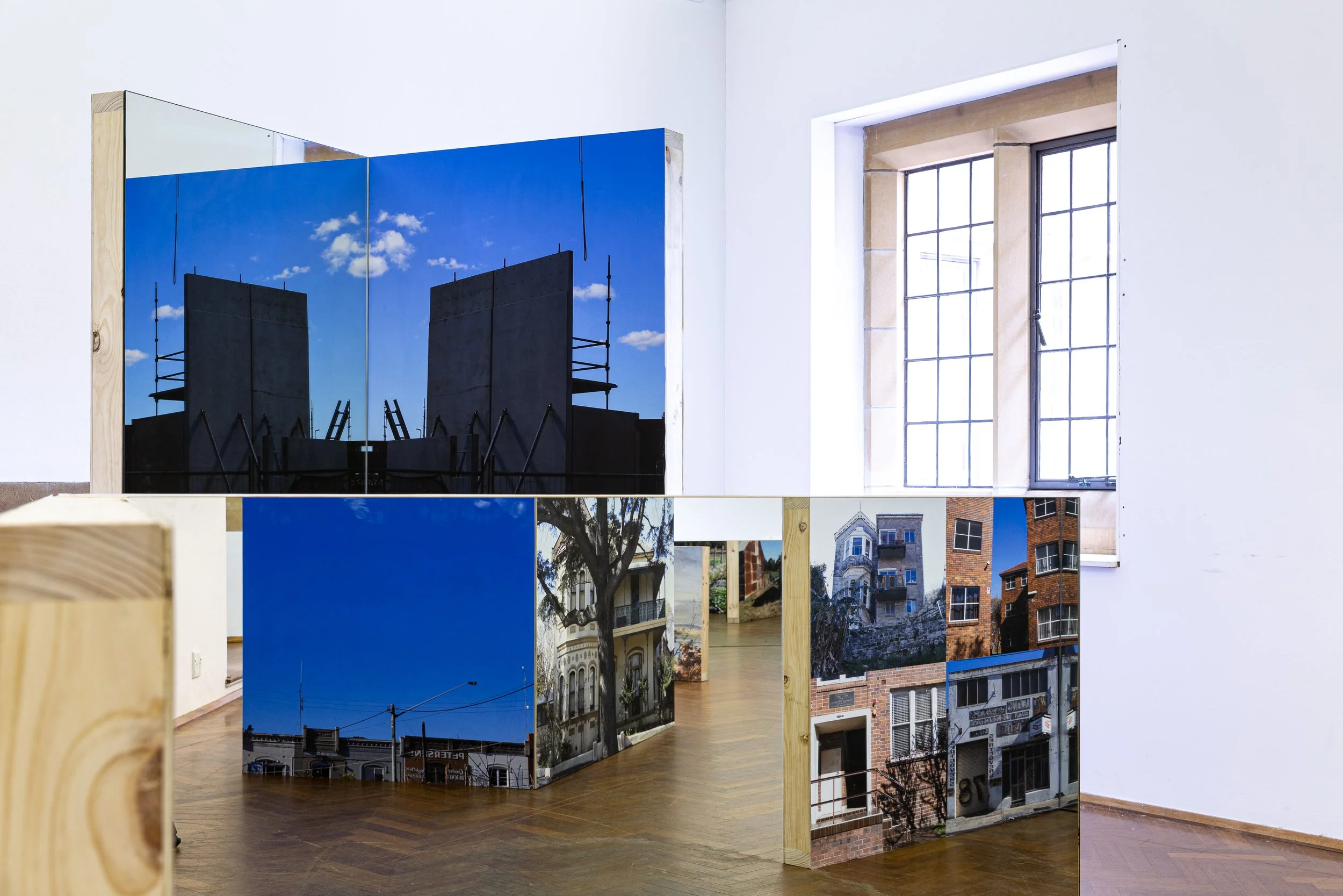 A Village Called Arncliffe, 2022, photographic paper, wood, dimensions variable. Photography: Document Photography