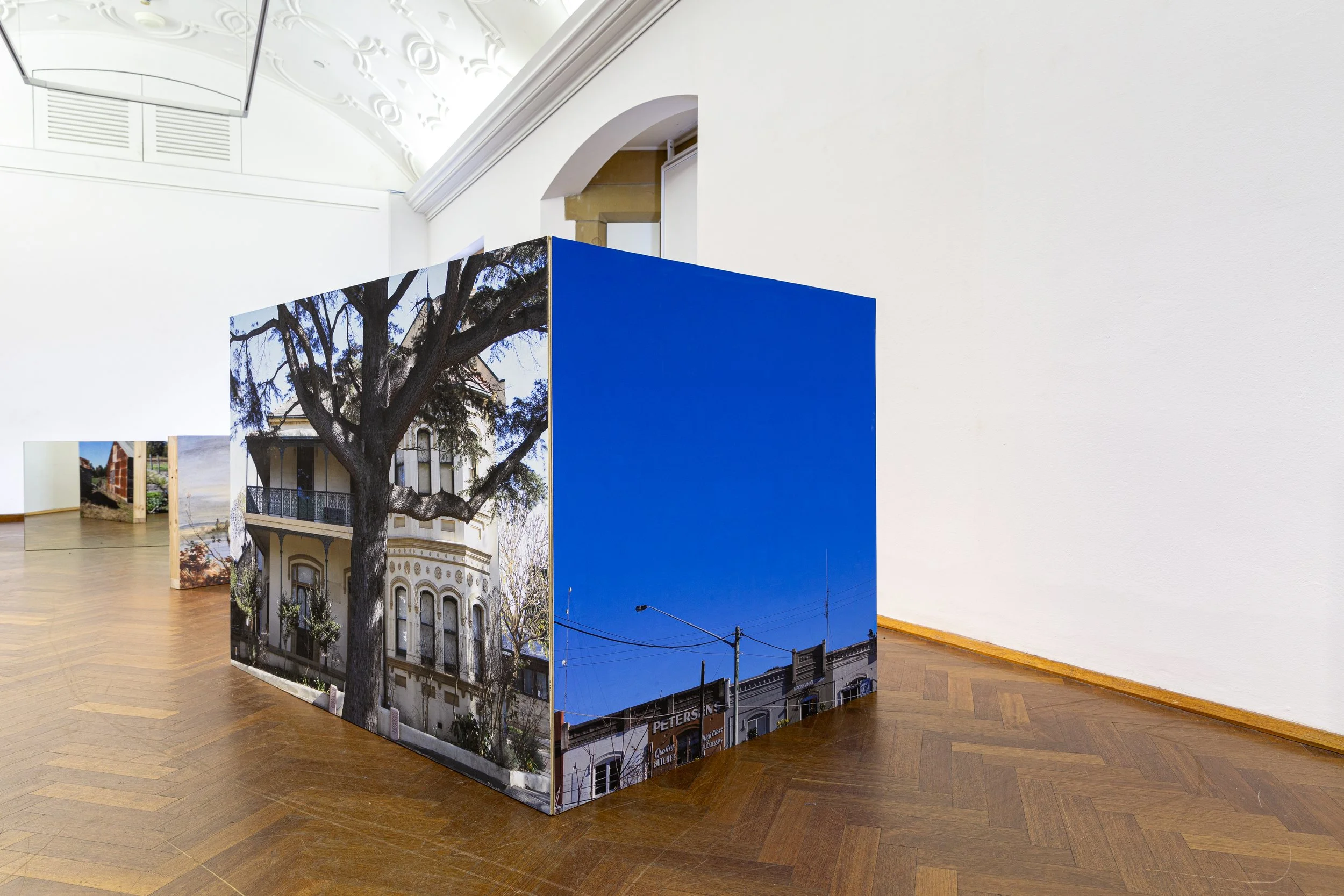 A Village Called Arncliffe, 2022, photographic paper, wood, dimensions variable. Photography: Document Photography