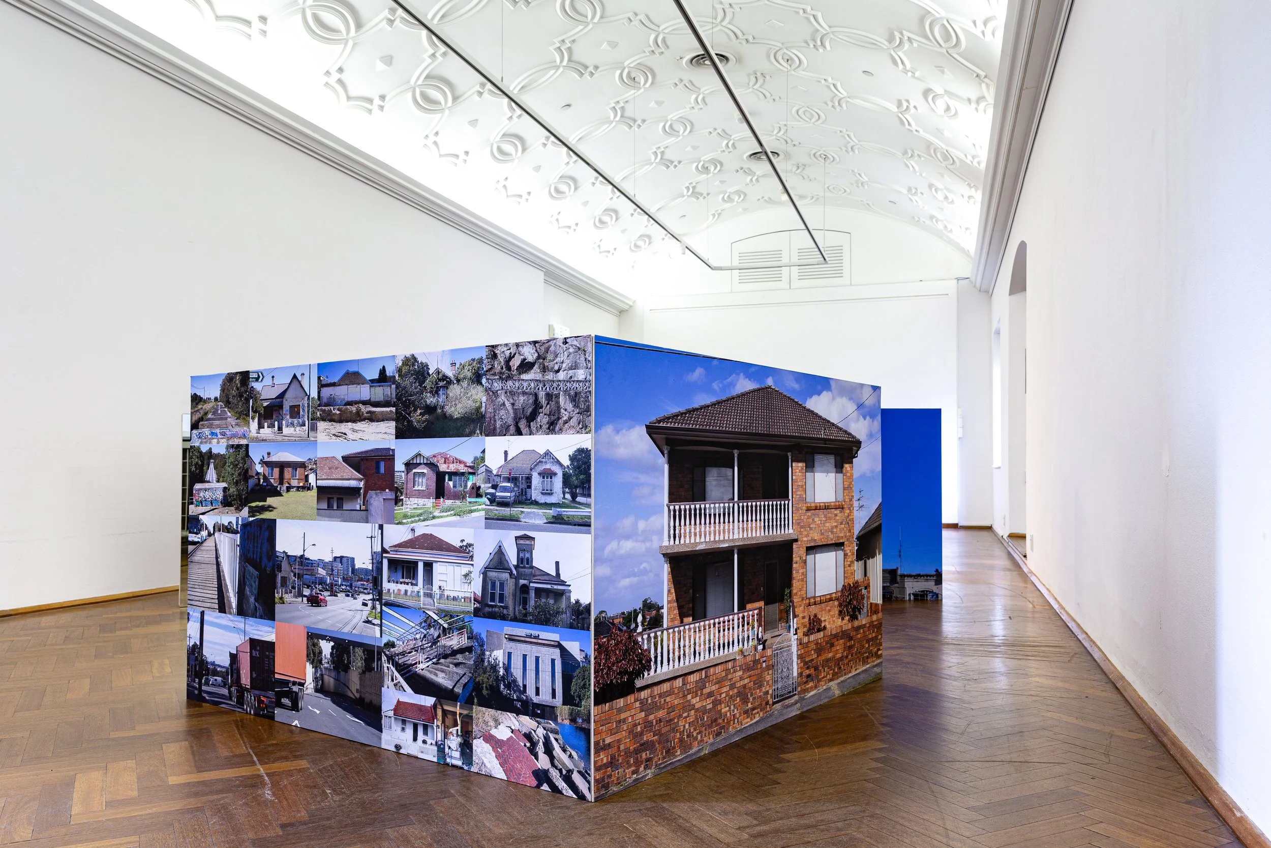 A Village Called Arncliffe, 2022, photographic paper, wood, dimensions variable. Photography: Document Photography