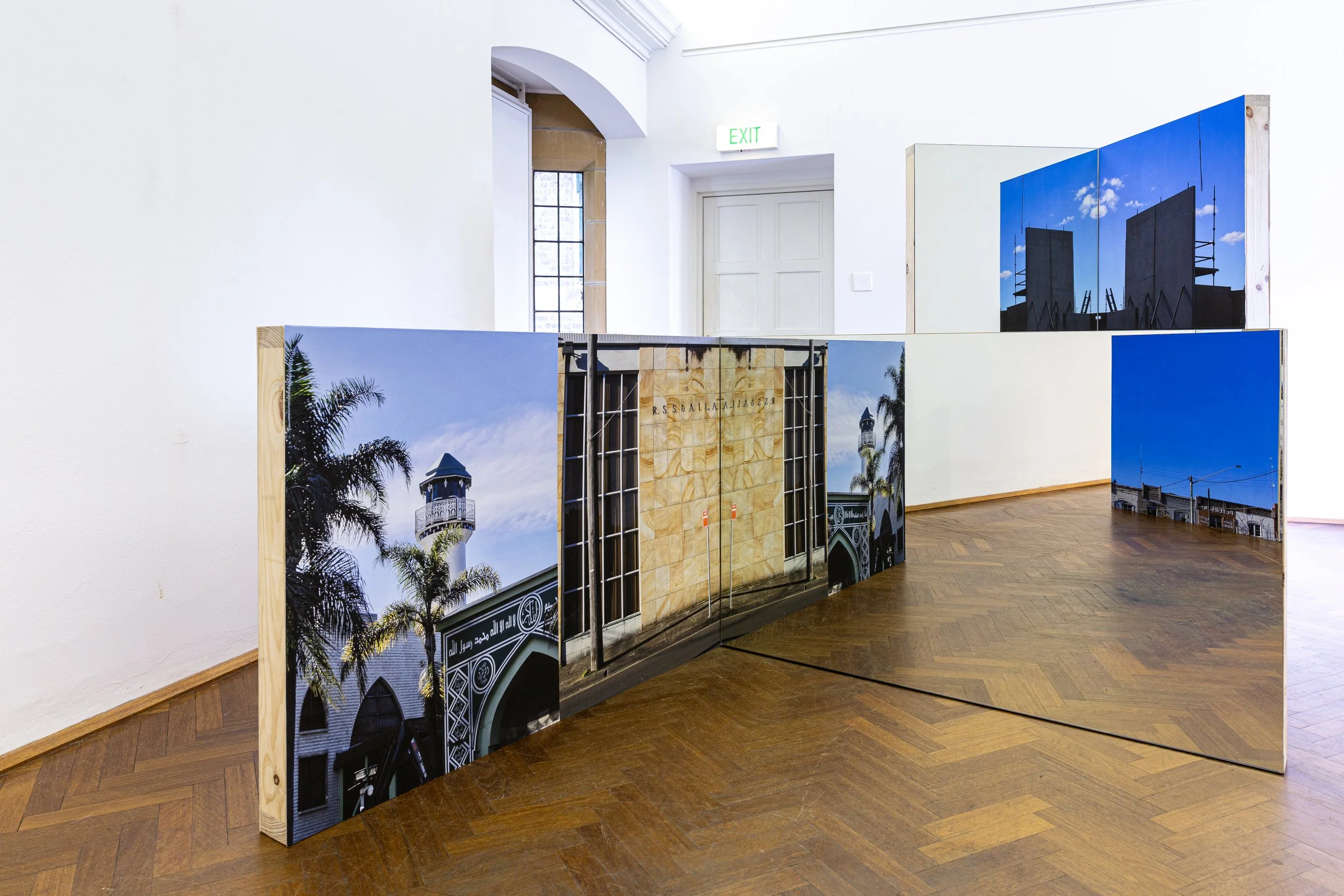 A Village Called Arncliffe, 2022, photographic paper, wood, dimensions variable. Photography: Document Photography