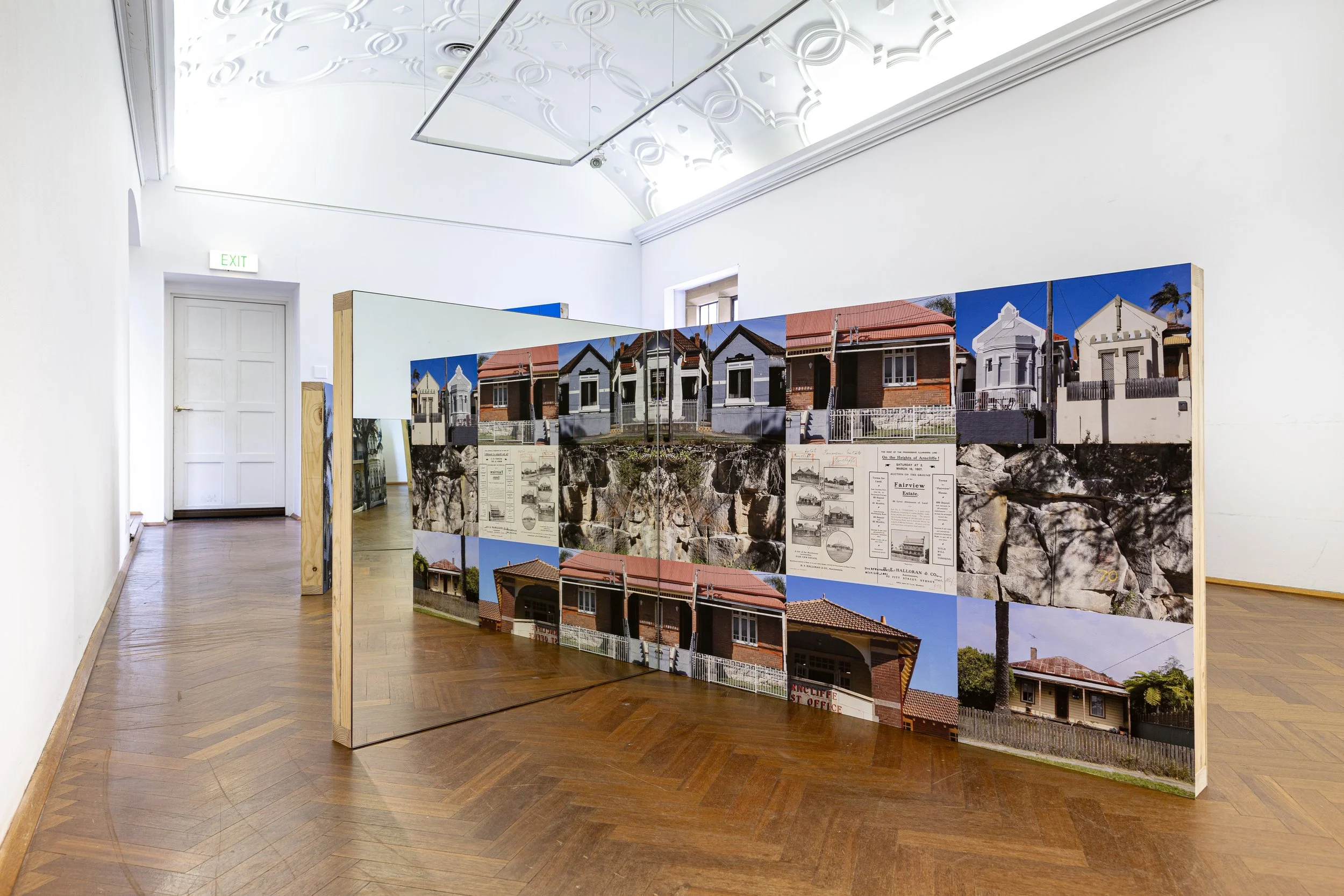 A Village Called Arncliffe, 2022, photographic paper, wood, dimensions variable. Photography: Document Photography
