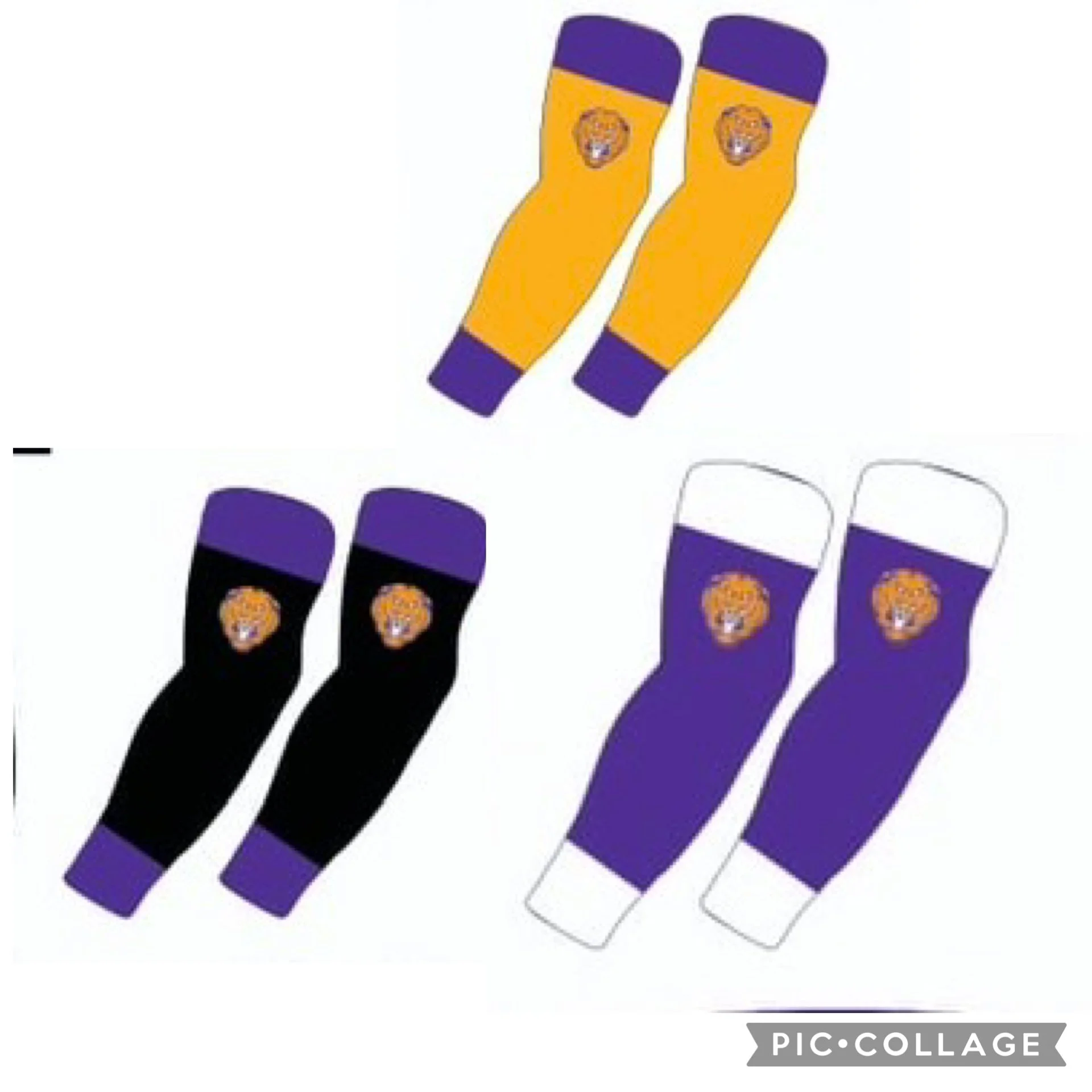 Set of 2 - Compression Football Sleeves