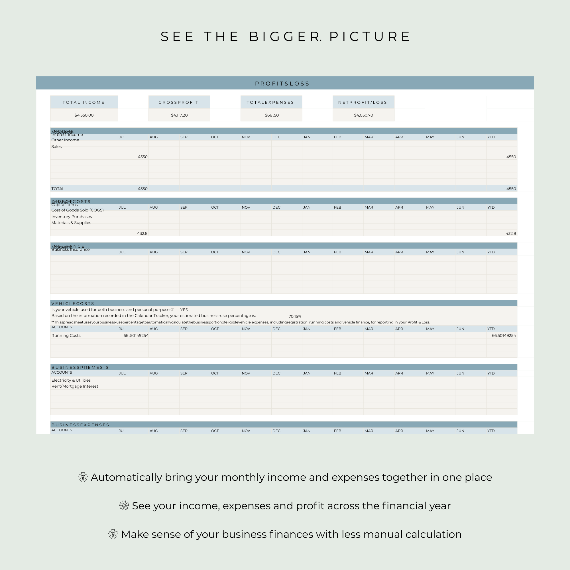 The Business Nest Financial Planner