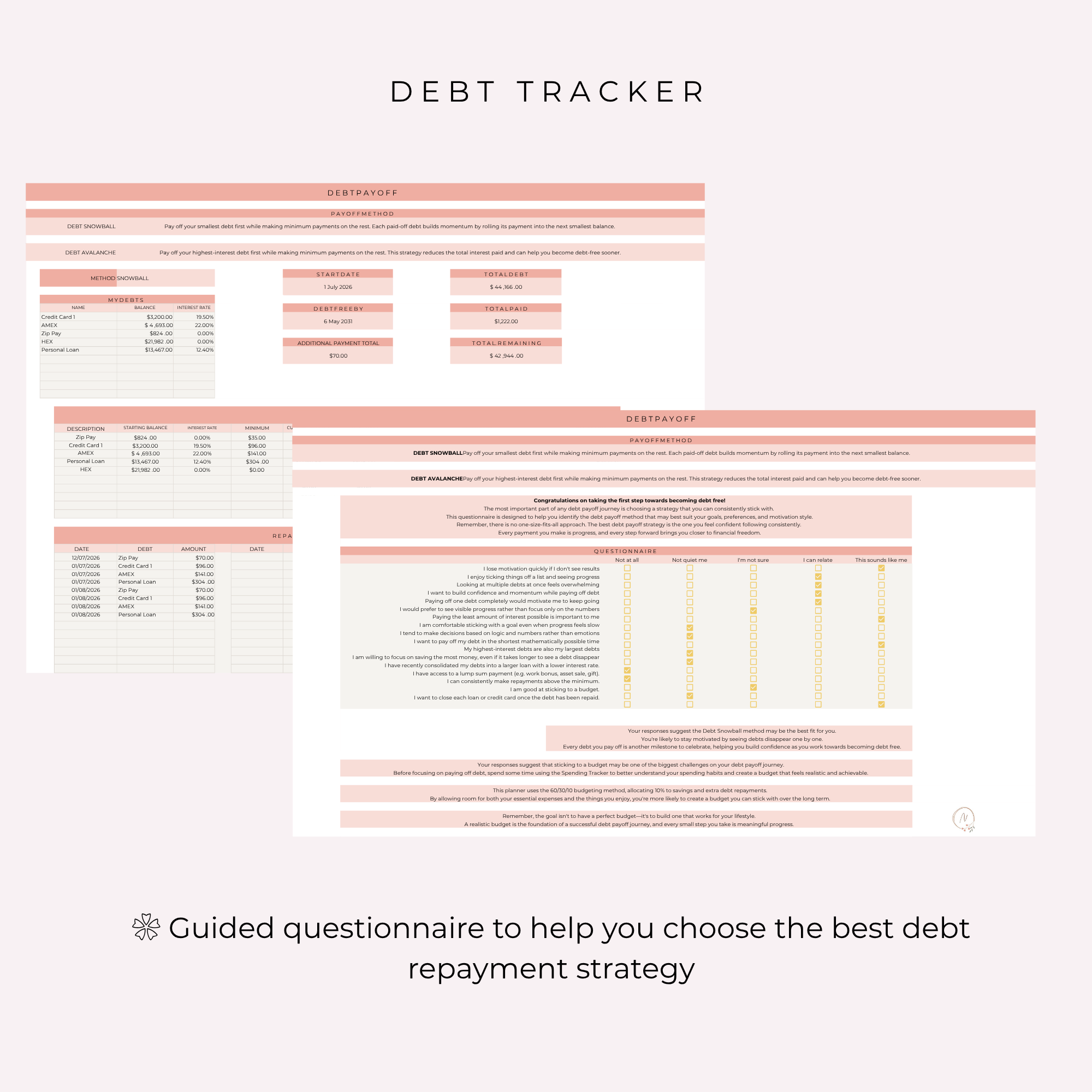 The Debt-Free Nest Planner