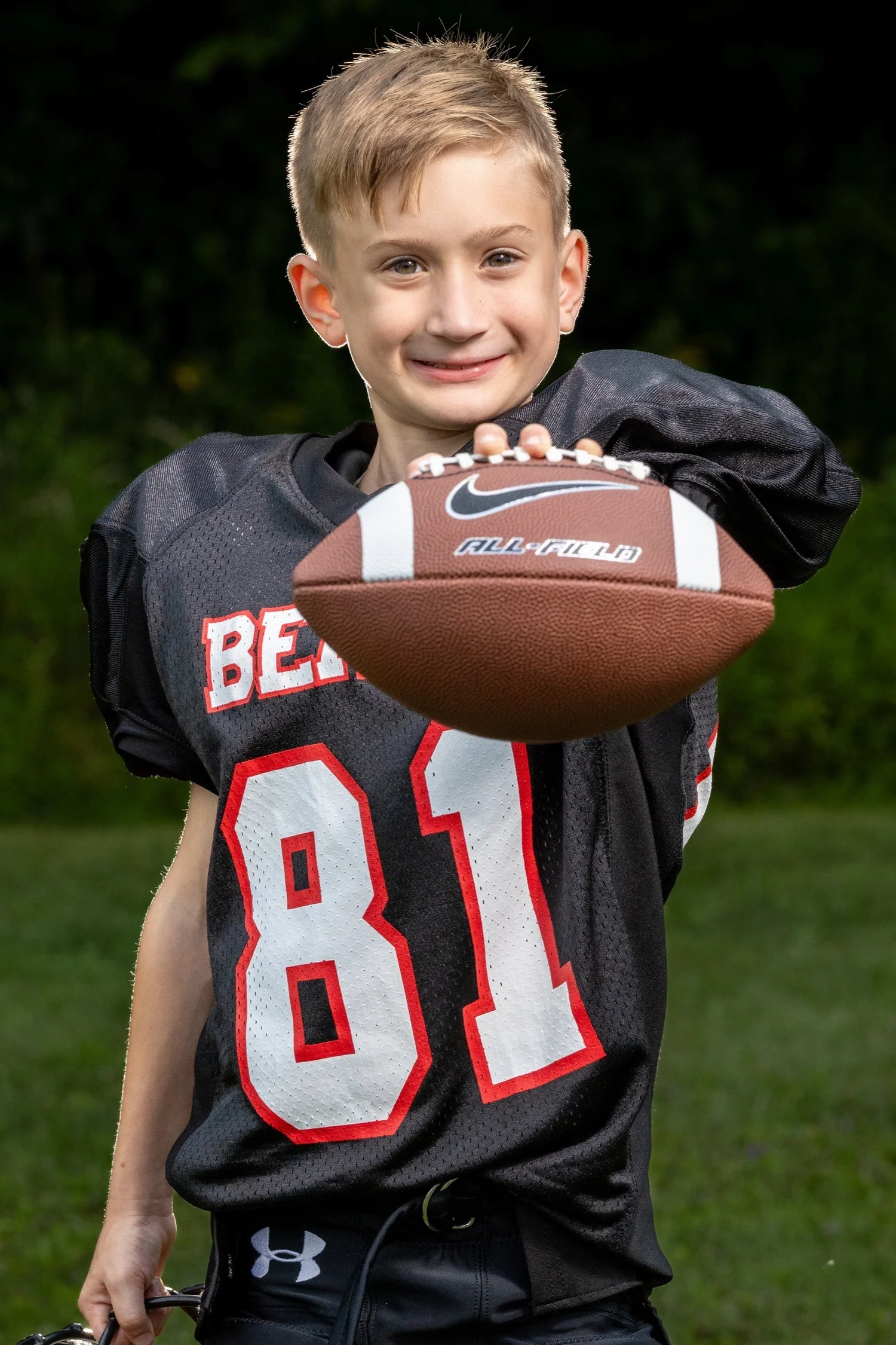 Dramatic athlete portrait by D. Dubics Photography