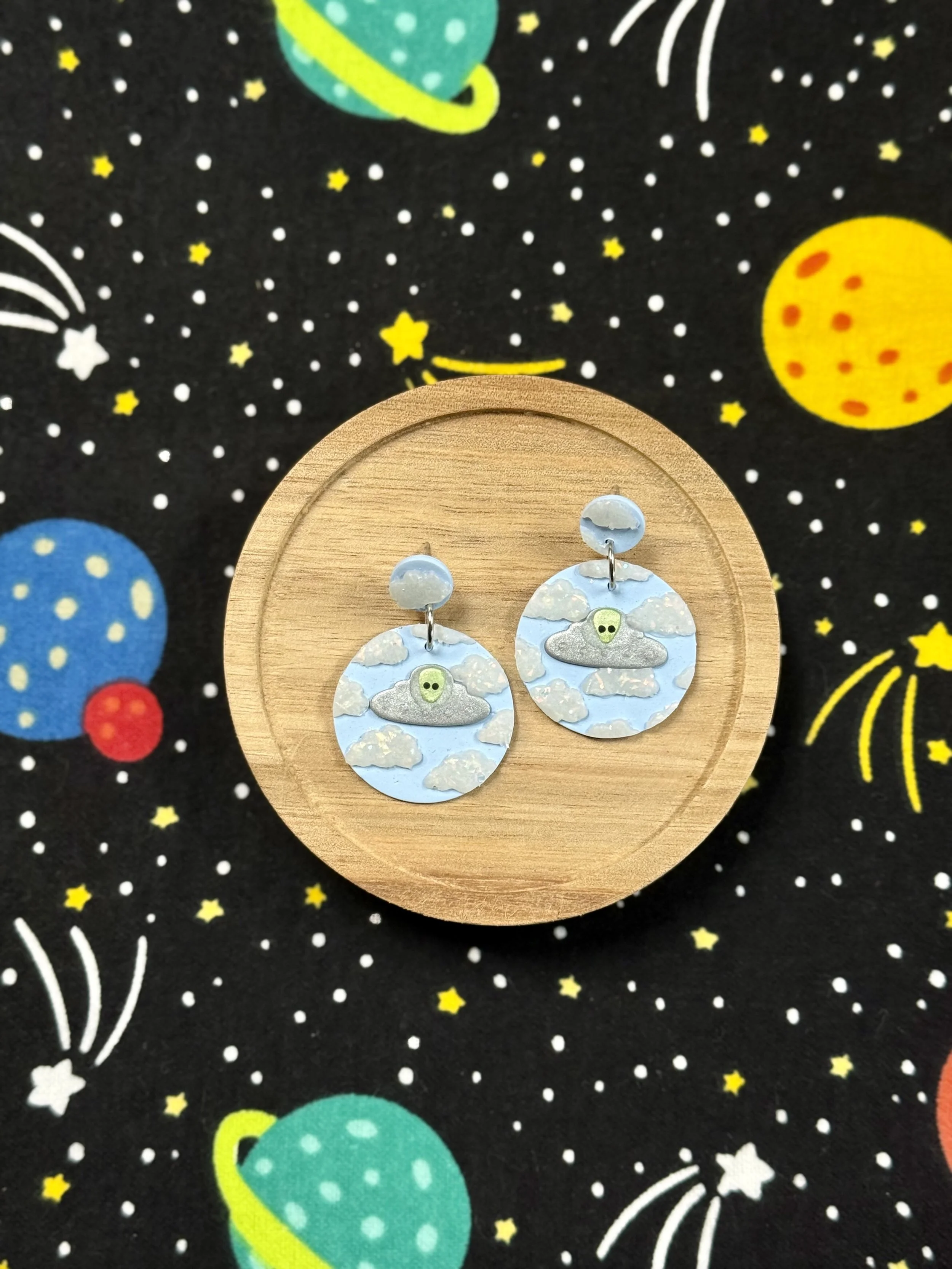 UFO in the Clouds