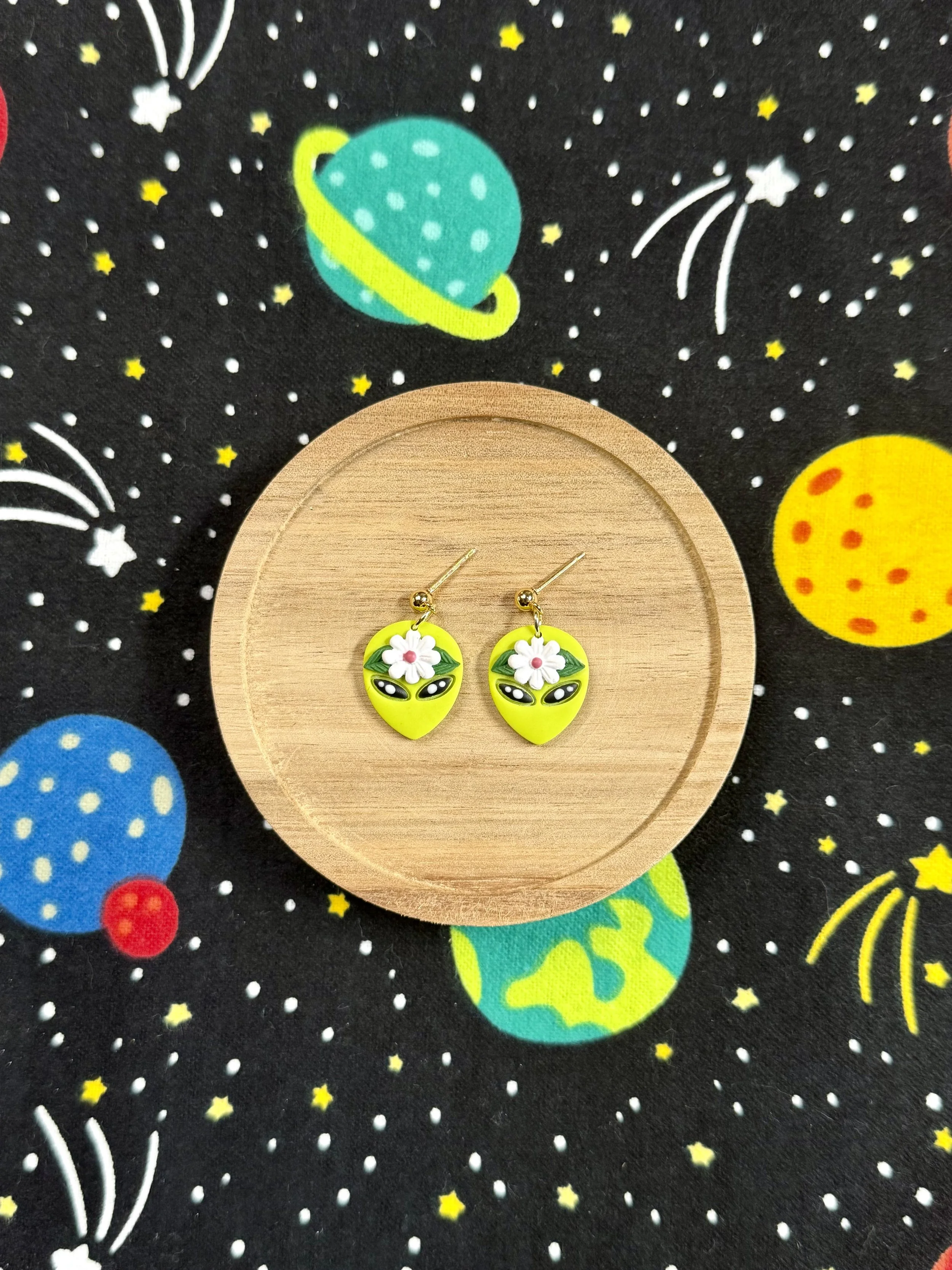 Alien Flower Child Dangles