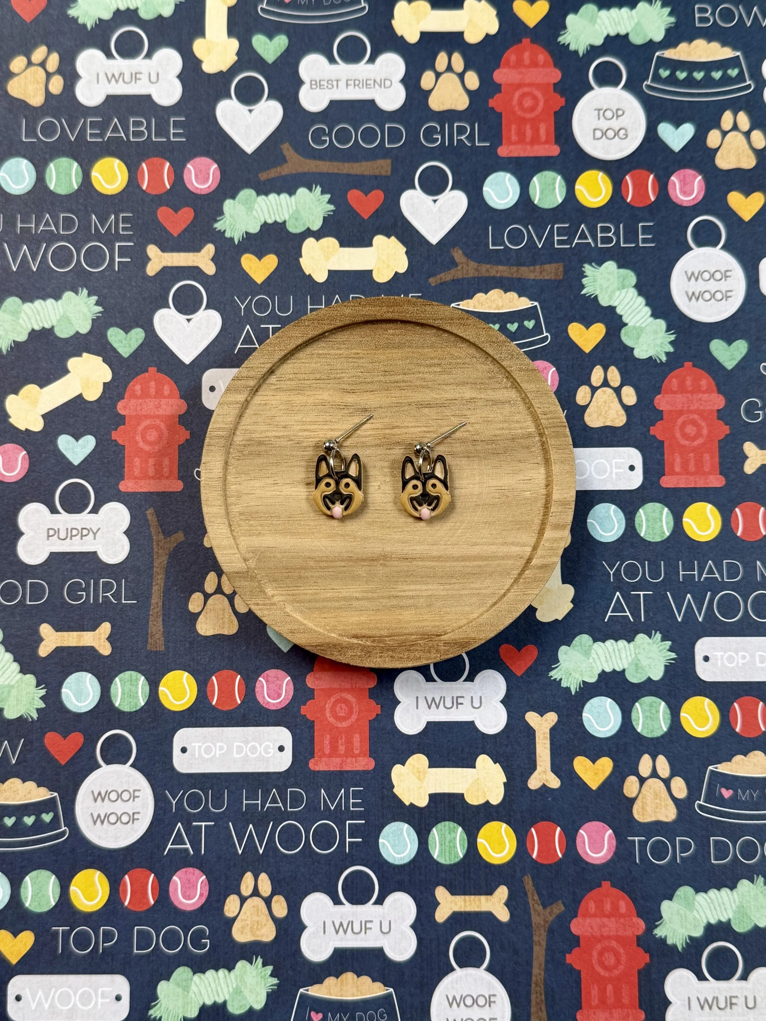 German Shepherd Dangles