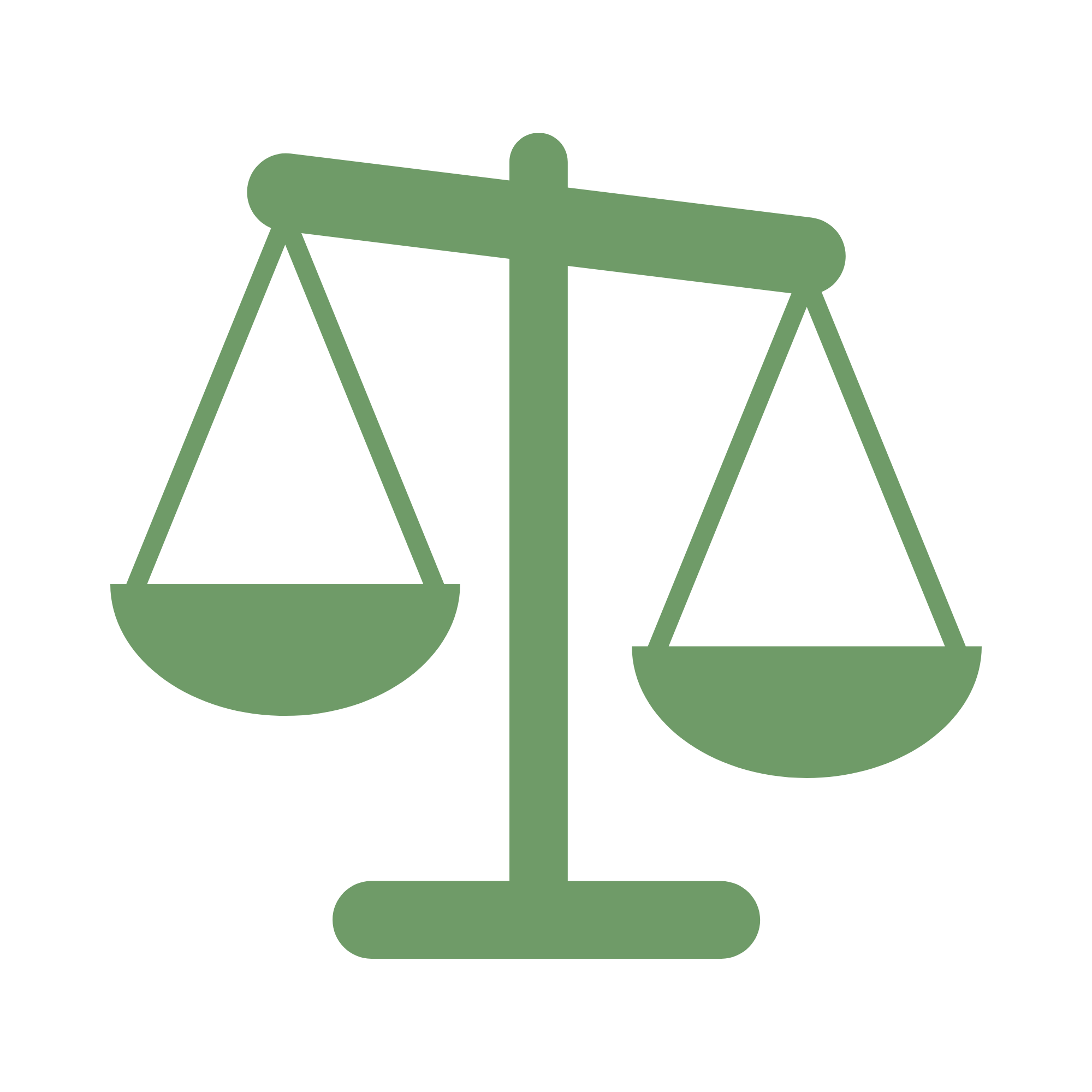 Green scales of justice