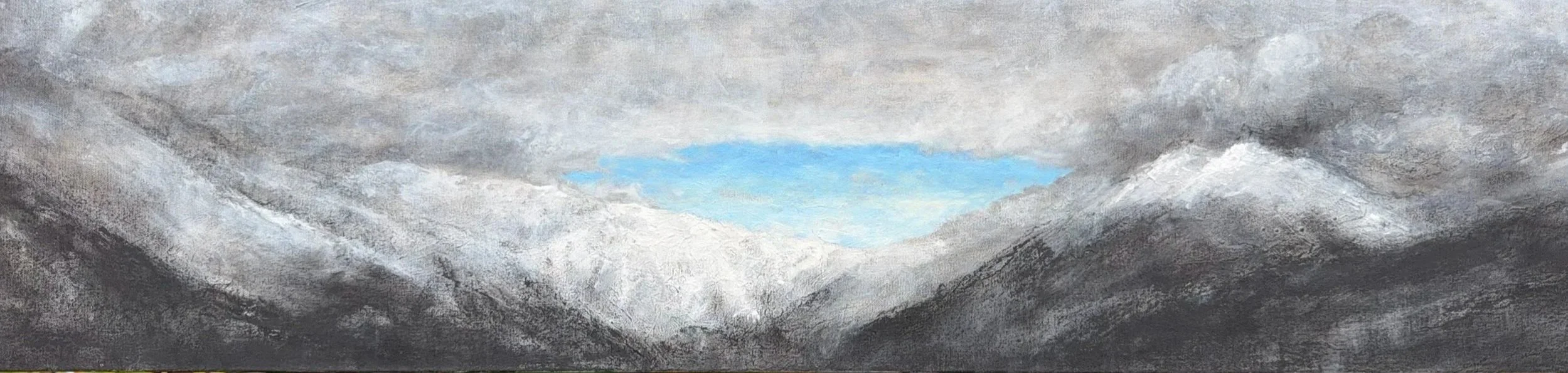 Mountain Tops 10" x 36"