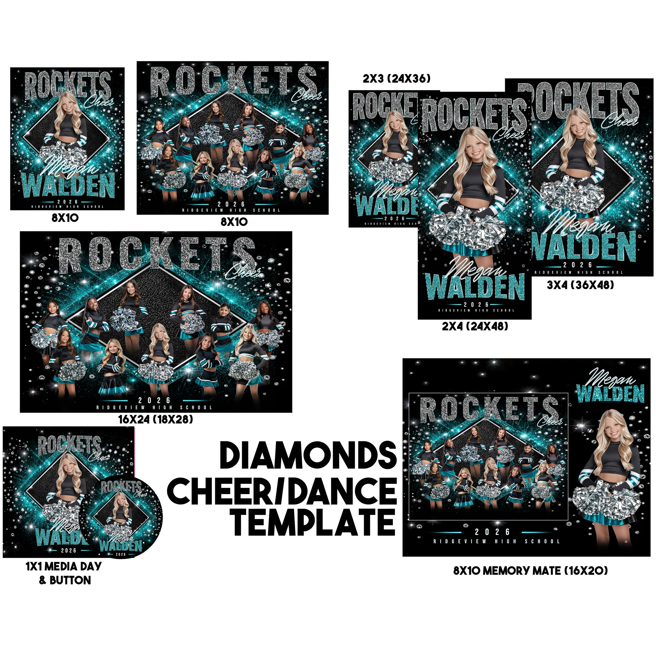 DIAMONDS CHEER/DANCE TEMPLATE