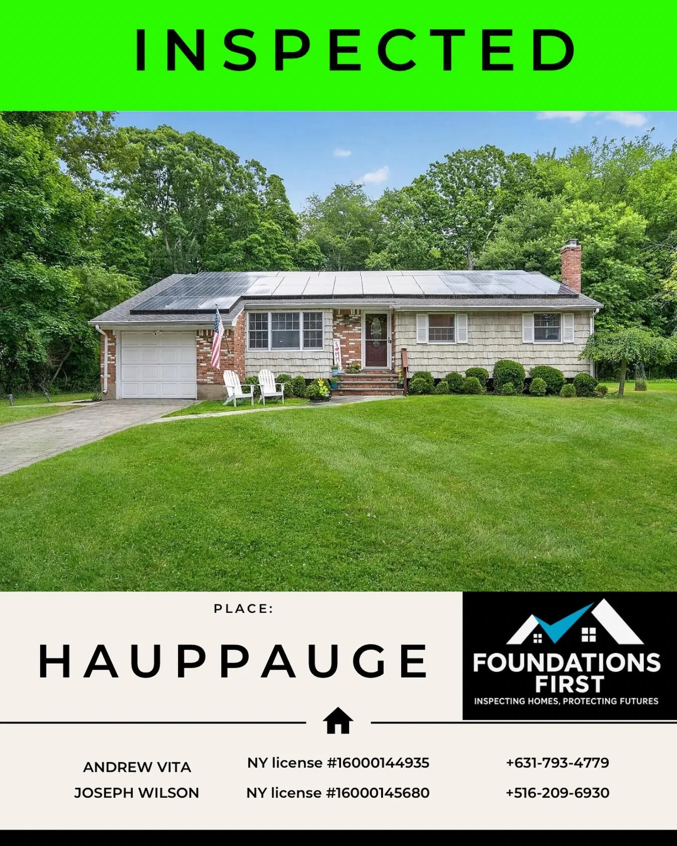 Another home inspected and another buyer one step closer to moving forward with confidence! 🏡🔍

📍 Hauppauge, NY

At Foundations First, we take the time to thoroughly inspect the home and give our clients a clear understanding of the property befor