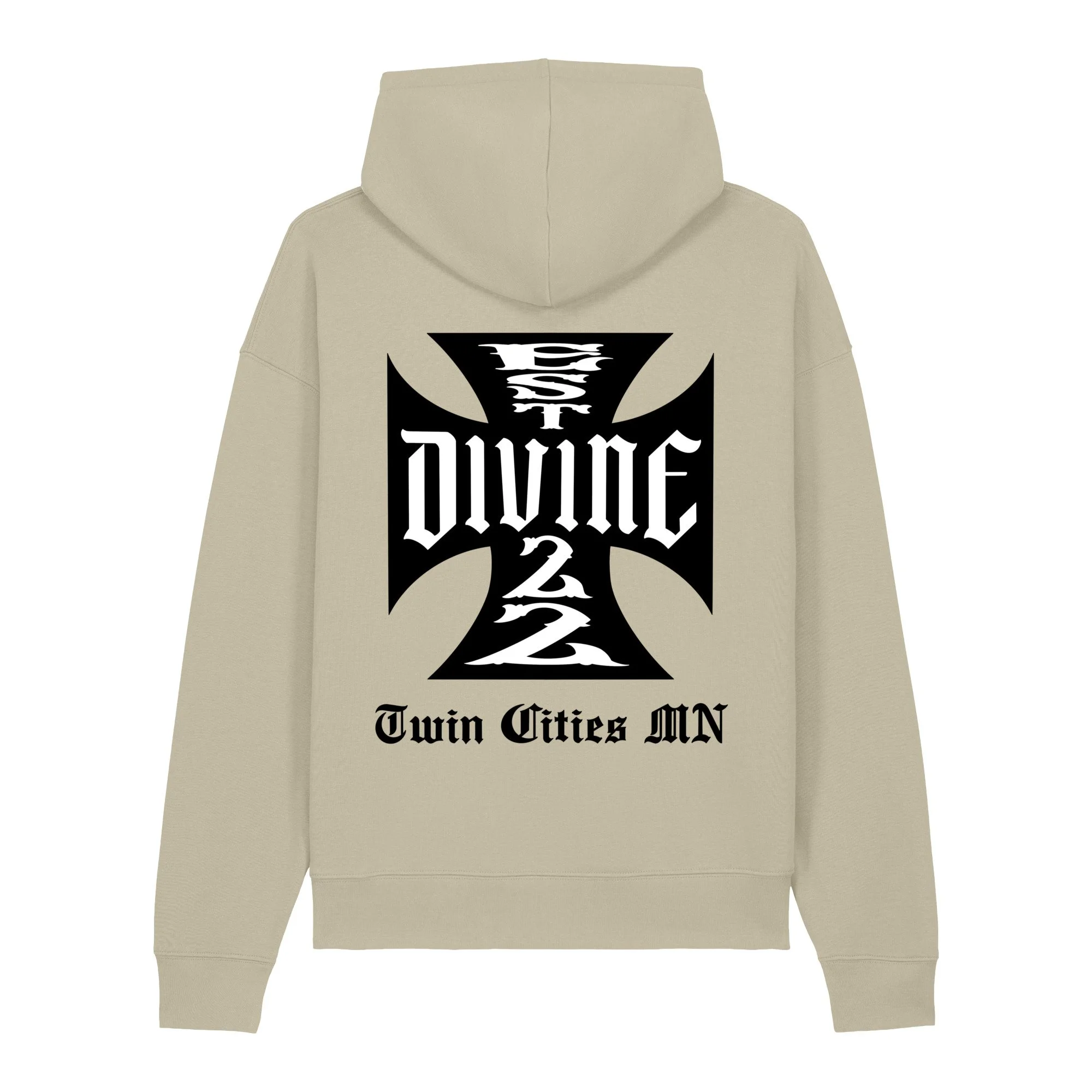Unisex Relaxed Mid-Weight Hooded Sweatshirt