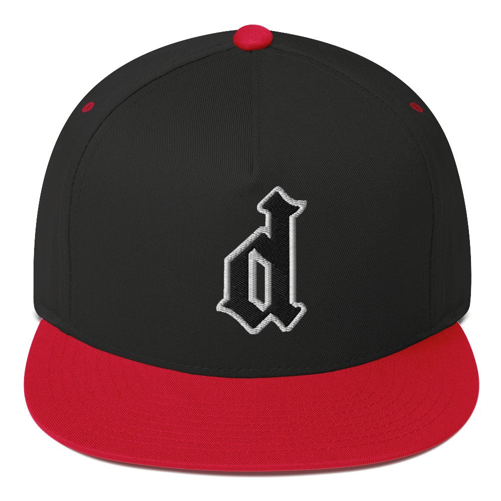 "D" Flat Bill Cap