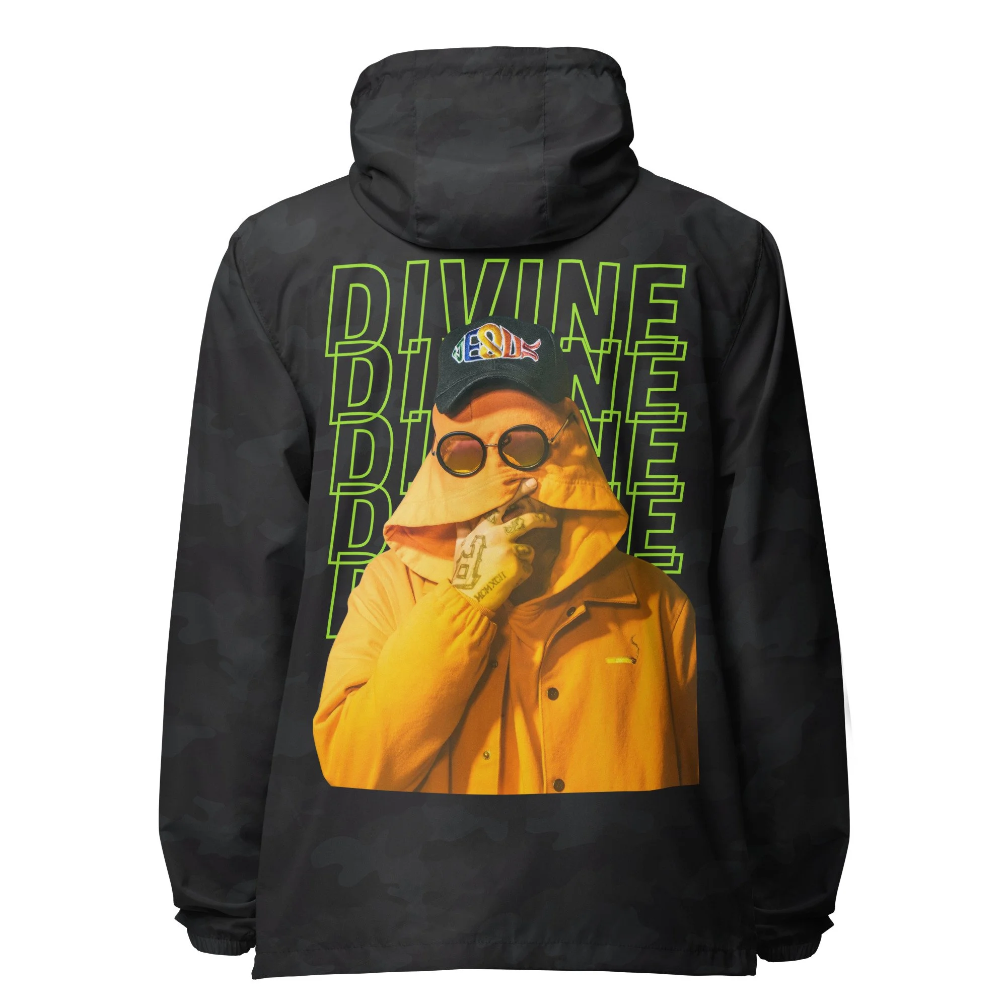 unisex-lightweight-zip-up-windbreaker-black-camo-back-6aaee7c50c644.jpg