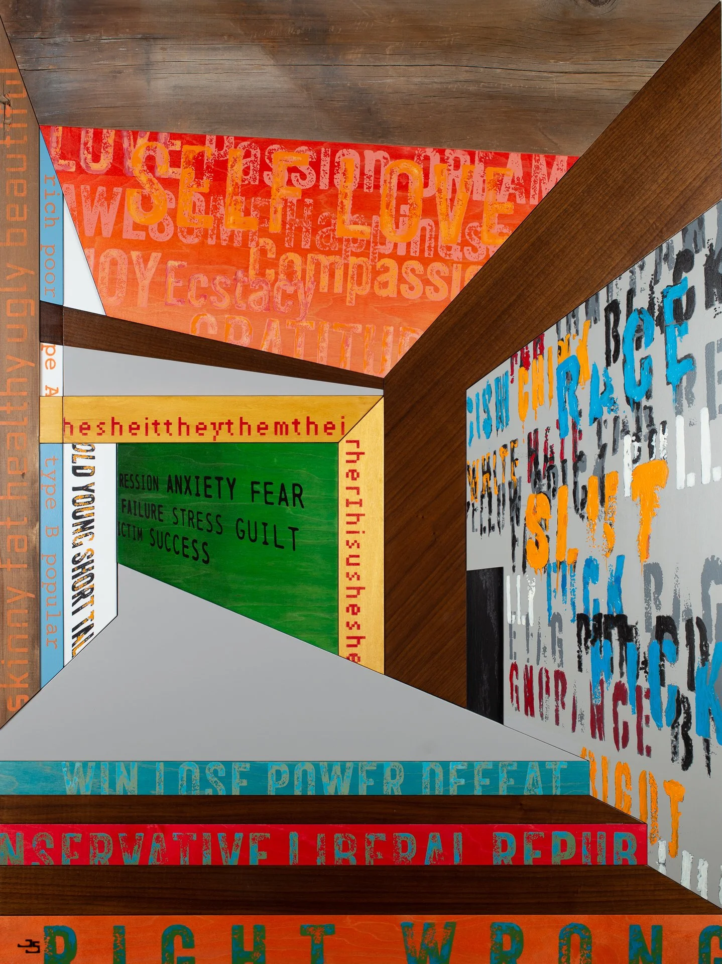 Language is a Construct  |  27 x 36