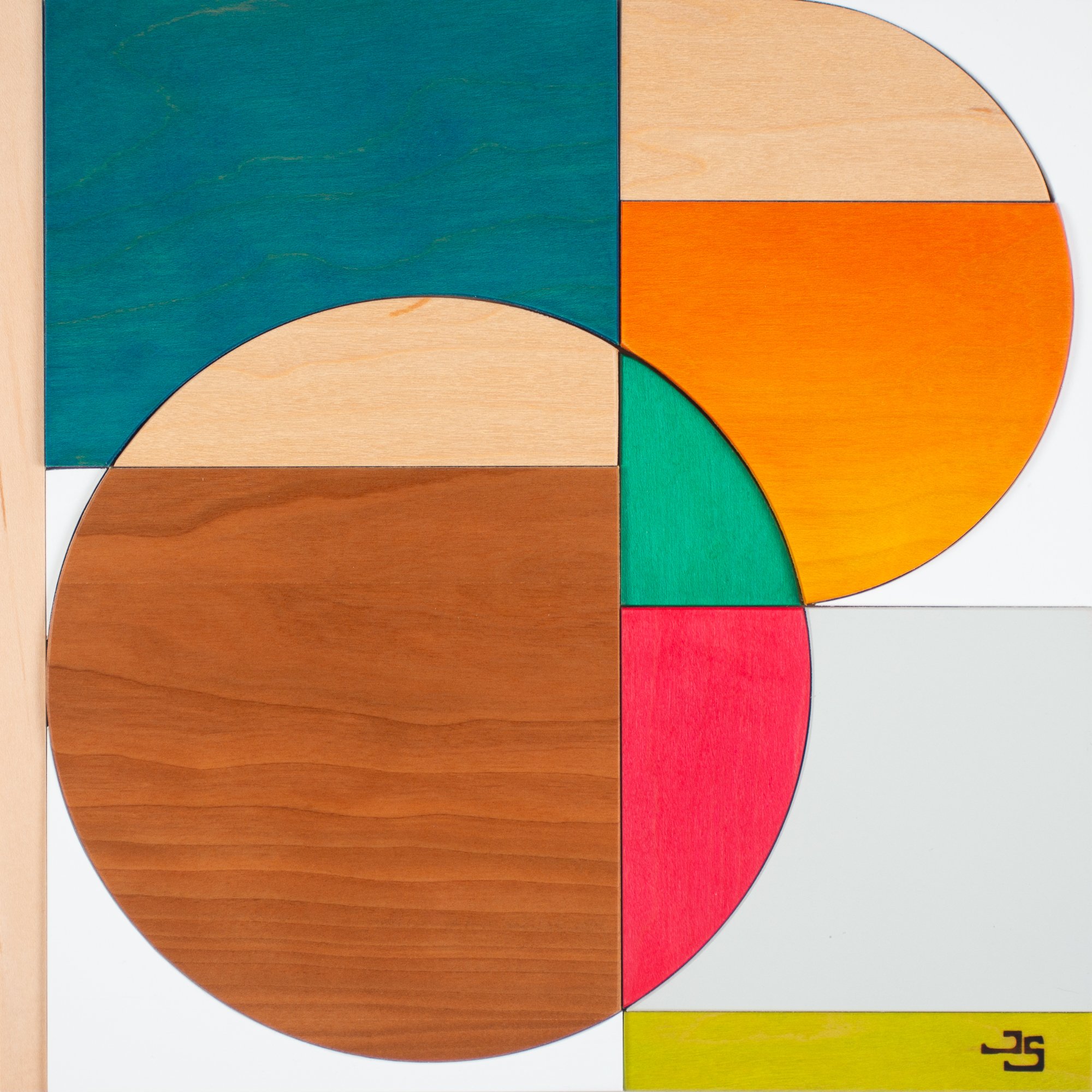 HOPE in Colorblock 2, 11 x 11, $250 available to order