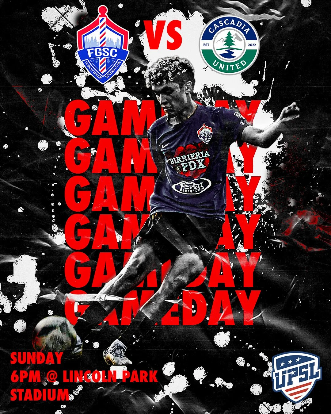 UPSL Forest Grove SC (Graphic Designer)