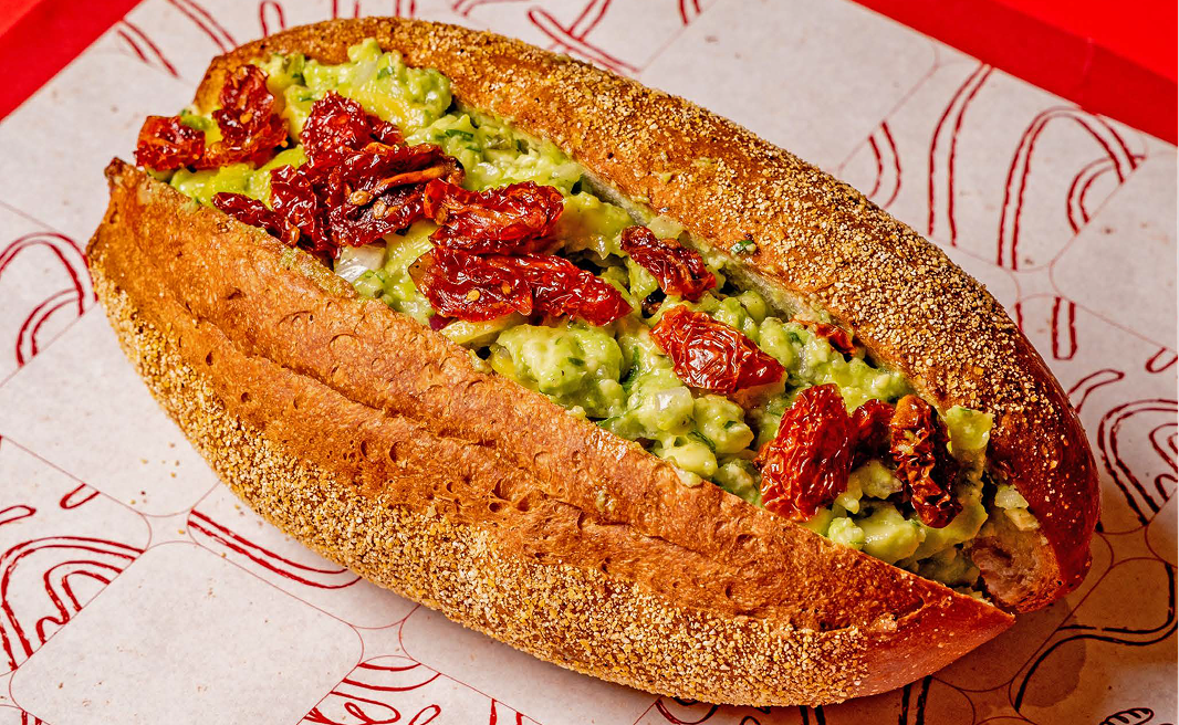 One of the Vietnamese Banh Mi menus can be available at Mi by Kao Piak Sen Bangkok delivery service