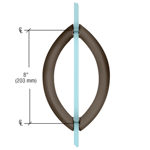 Cresent 8" Handle