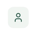 Profile icon of a person with a simple outline of a head and shoulders on a gray background.