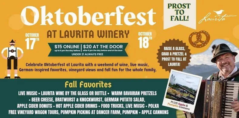 OktoberFEST at Laurita Winery - Oct. 17