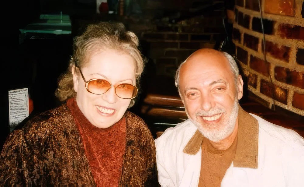 Carol Kaye and producer Snuff Garrett
At Chadney's, Oct. 13, 1998
Photo by Candy Waldman	
