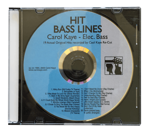 Hit Bass Lines: Carol Kaye CD