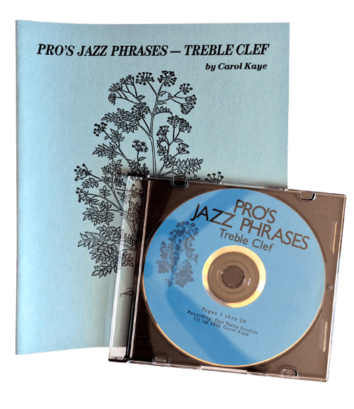 Pro’s Jazz Phrases Book (Treble Clef)