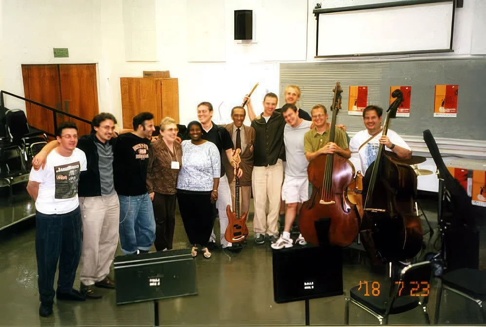 Henry Mancini Institute, Summer 2001, C.K. Seminar with Earl Palmer, guest seminarist.
Photo by Yan Pevzner