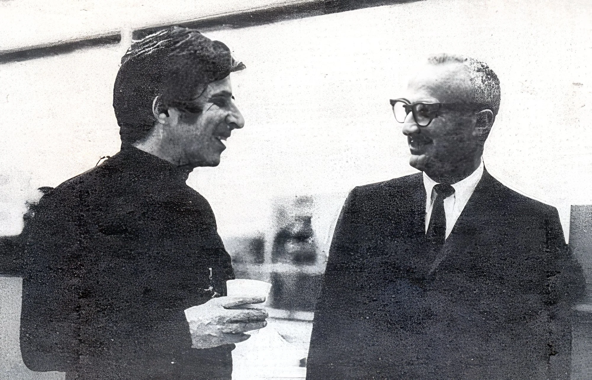 Bobby Helfer, No. 1 Studio Musician Contractor, with his best friend  composer Elmer Bernstein, who Carol also worked for.

Photo Credit Mr. Bob Lodge and Mother
