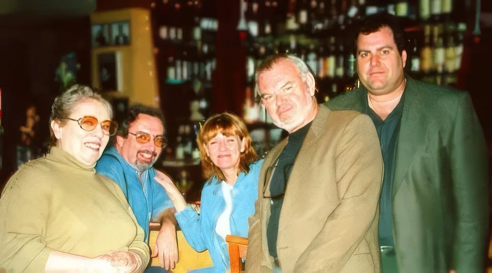 Another Group Shot
Left to right - CK, Ron & Lynne Garant (Bassics Mag),
Chuck Berghofer, and Jim Fox.