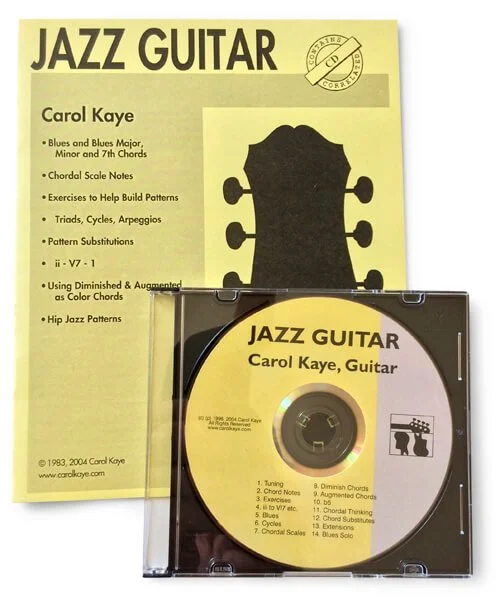 Jazz Guitar CD & Guide w/NEW Diagrammed Standards/Jazz Chords