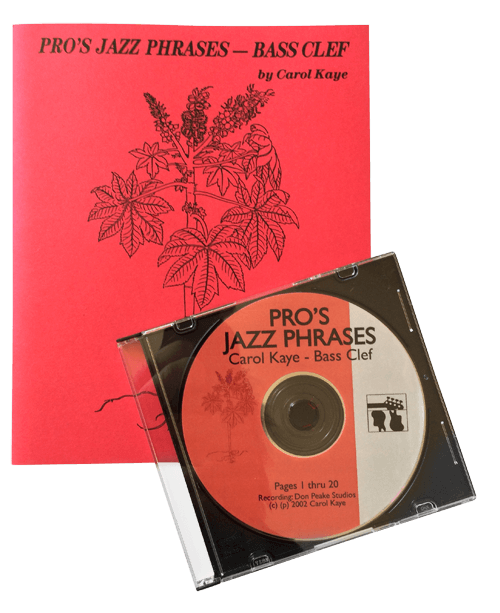 Pro’s Jazz Phrases Book (Bass Clef)