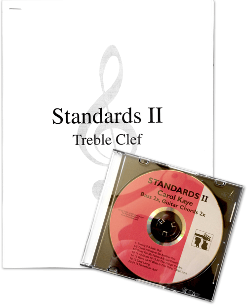 Standards II CD, Guitar & Treble-clef Charts for Lead Inst.
