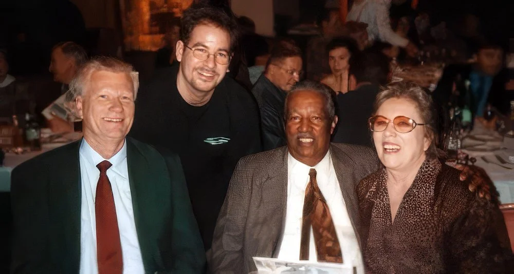 LA-NAMM 2000
Arni Egilsson, Marco Panascia, Ray Brown and Carol Kaye, Thomastik-Connolly Dinner