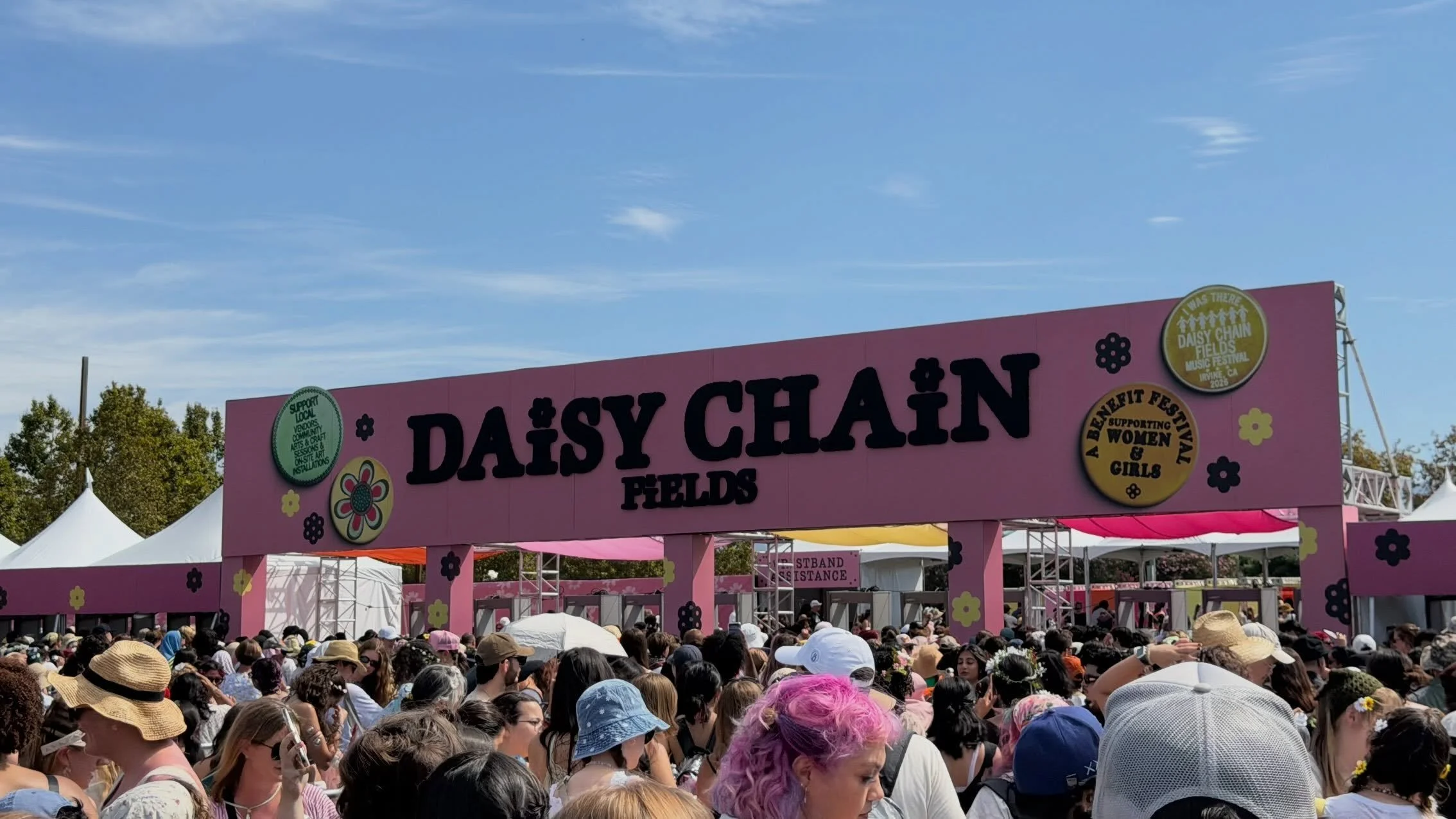 (8.29.26) last month I went to daisy chain fields in california with @enamoredemily ! To be surrounded by so many empowering women, both on the stage and in the crowd was inspiring. And Olivia Rodrigo amazes me. I can&rsquo;t wait to see where this f