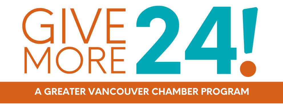 Give More 24! A Greater Vancouver Chamber Program logo