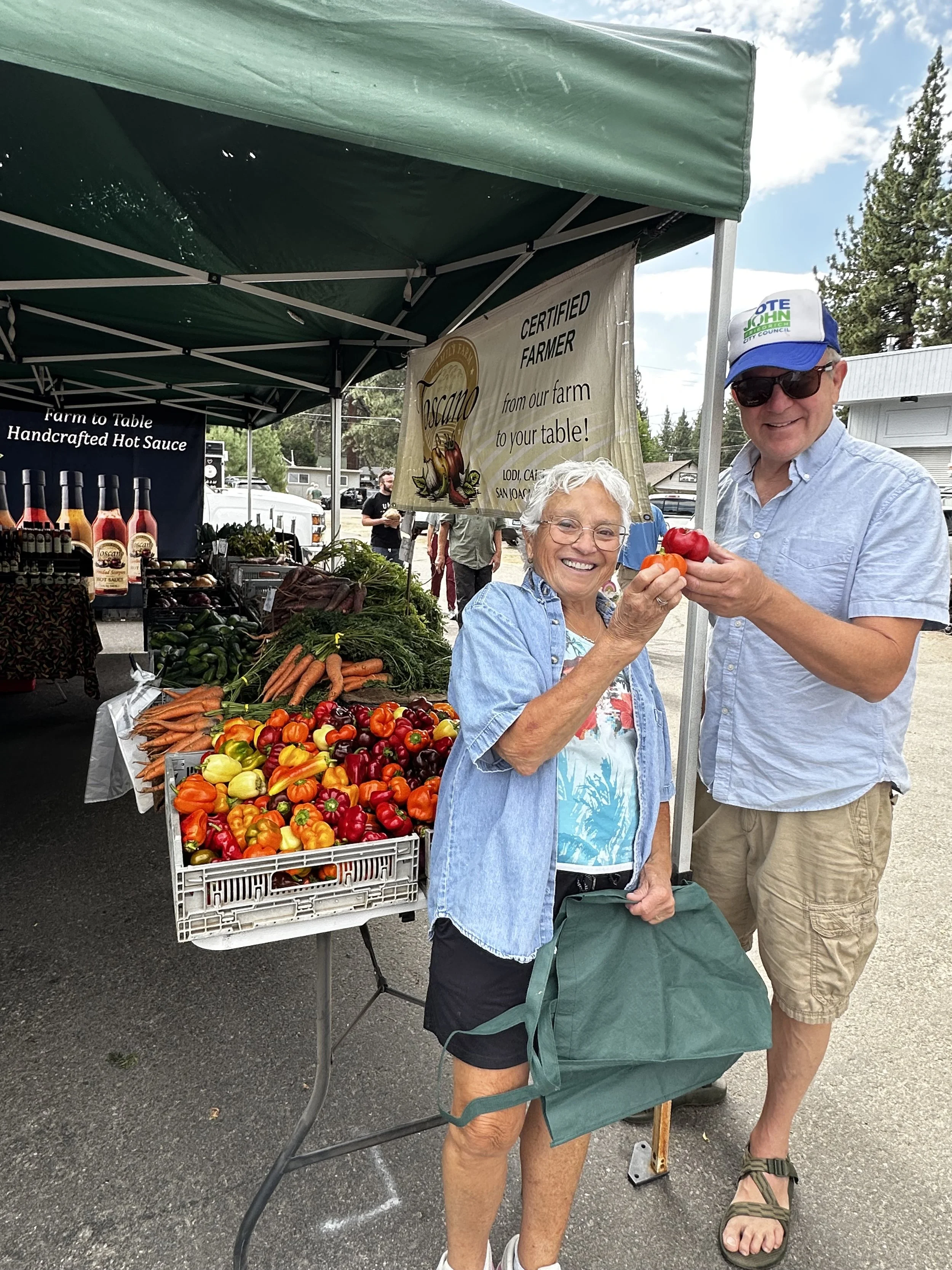 Cheers to local community legend (and supporter) Tere Tibbets! We love local farmers and produce