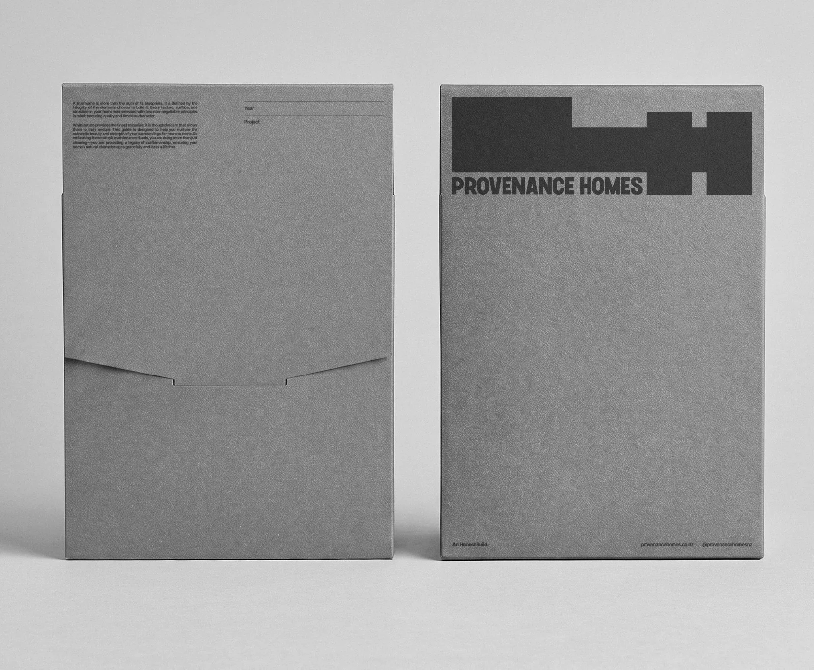 The Provenance Document, printed and bound.
