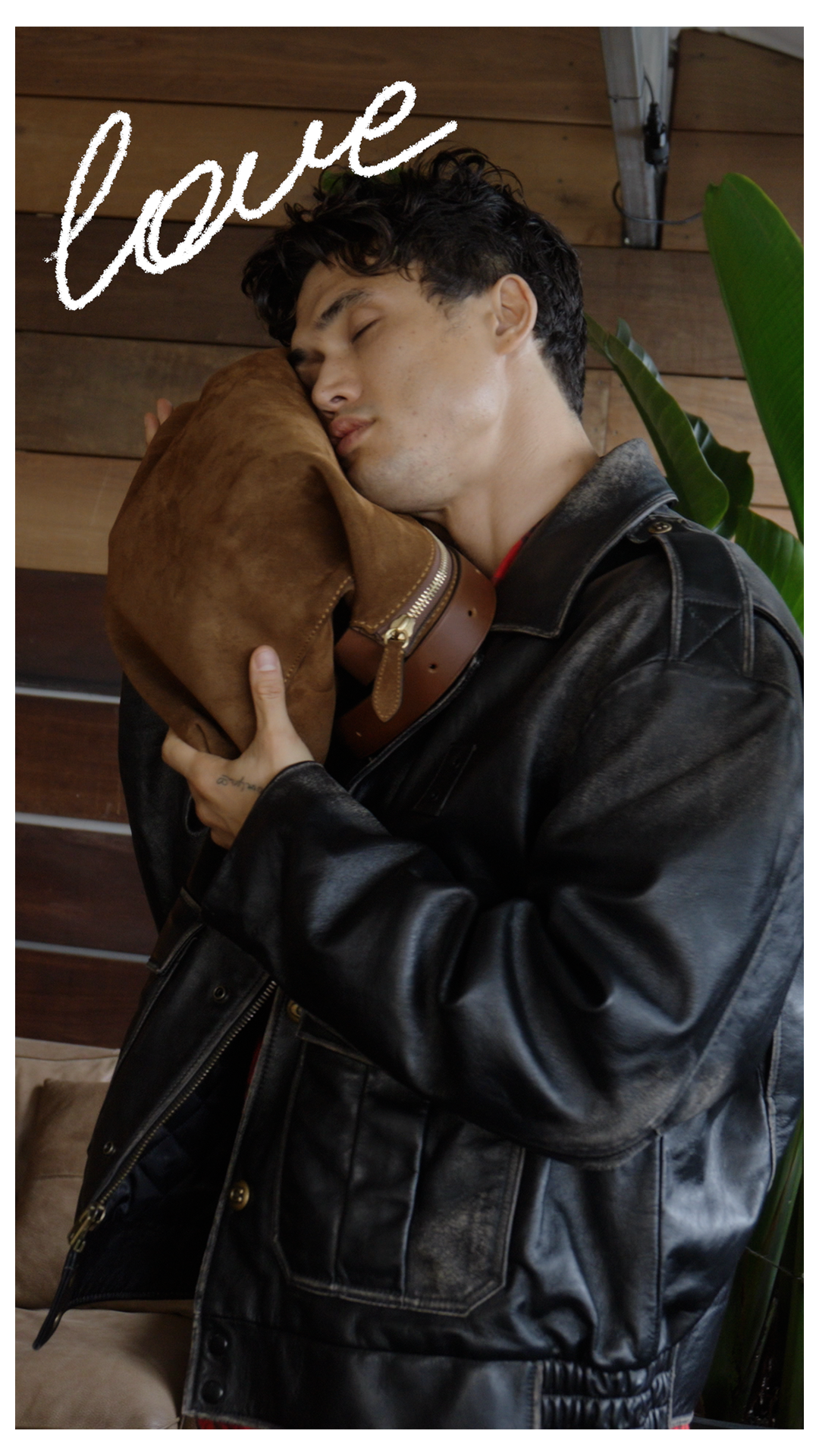 Charles Melton Coach Holiday Card