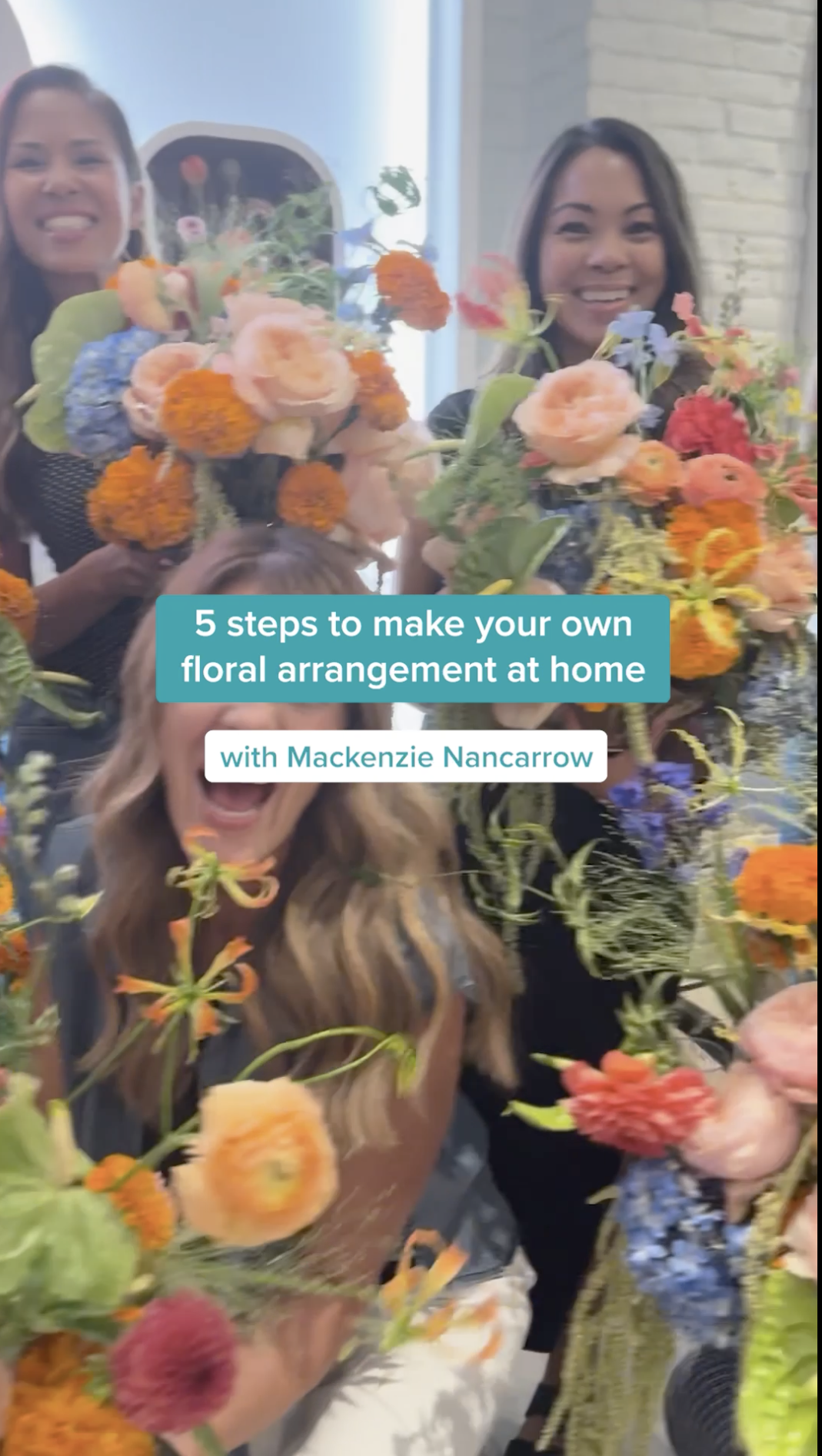 Lovesac x Floral Arranging with Mackenzie Nancarrow