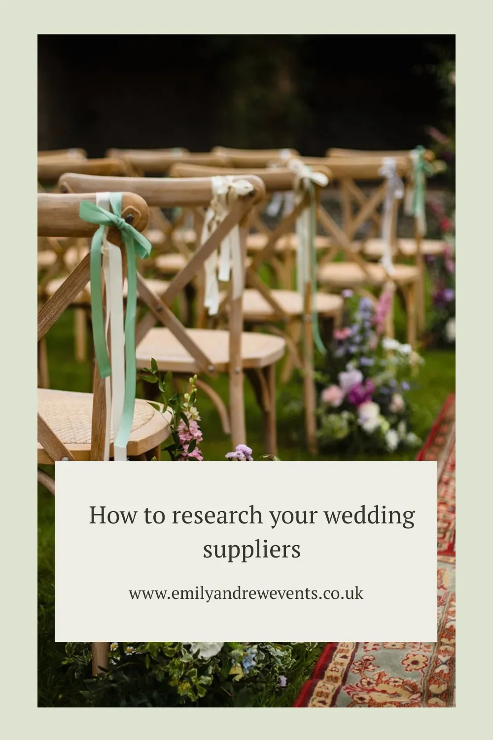 How to research your wedding suppliers